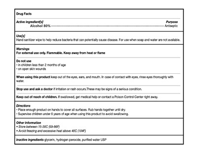 1 Wipe (Fda Print 4 In One Page  80   Back)